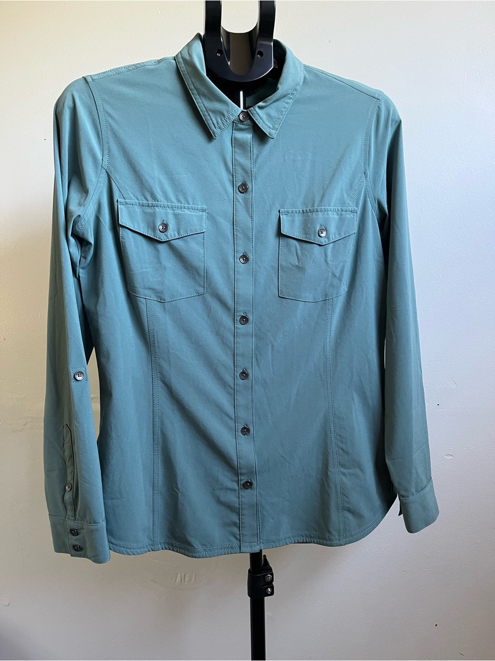 Eddie Bauer Teal Women's Button-Up Sz. Small Shirt